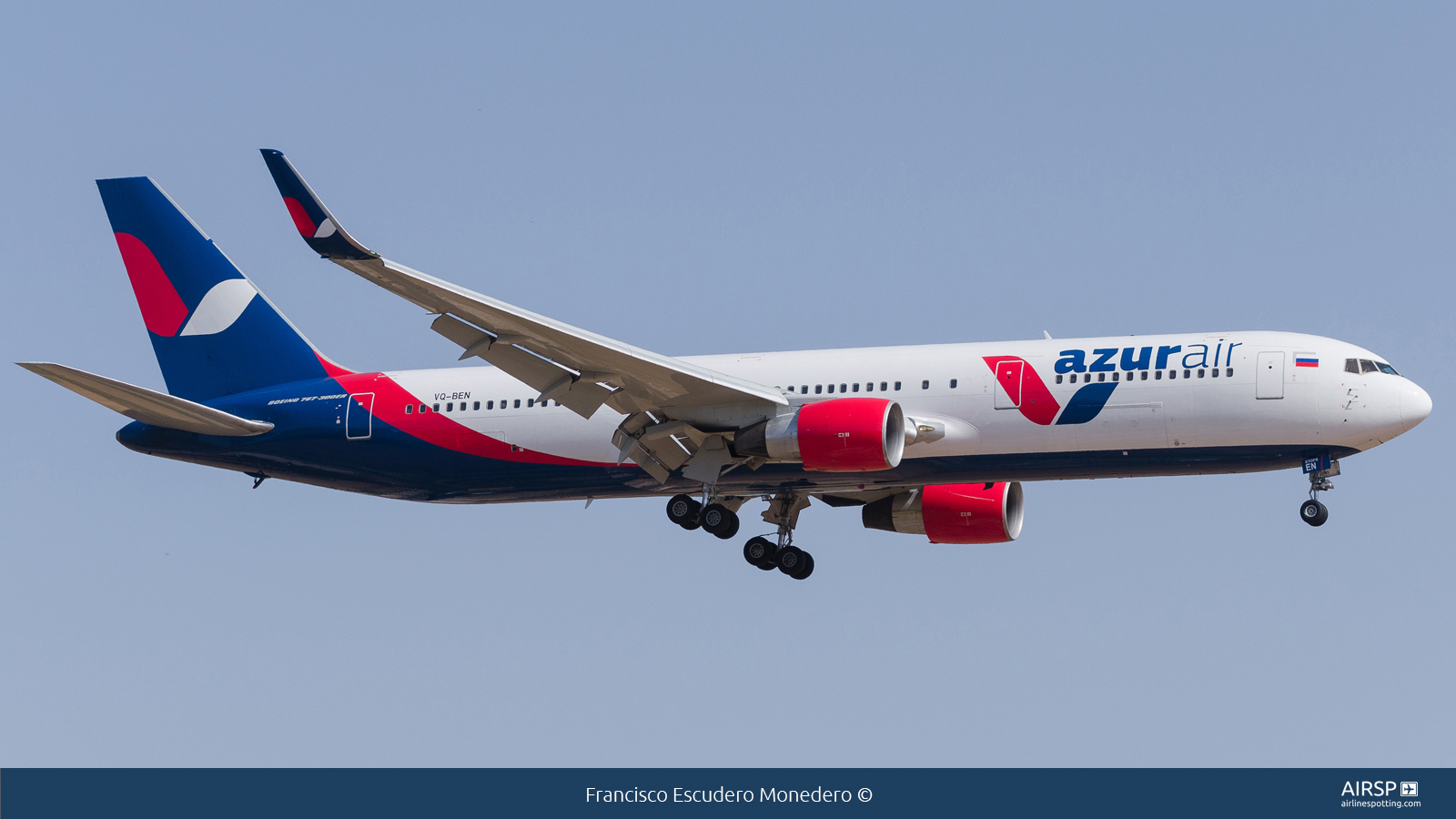 Azur Air  Boeing 767-300  VQ-BEN