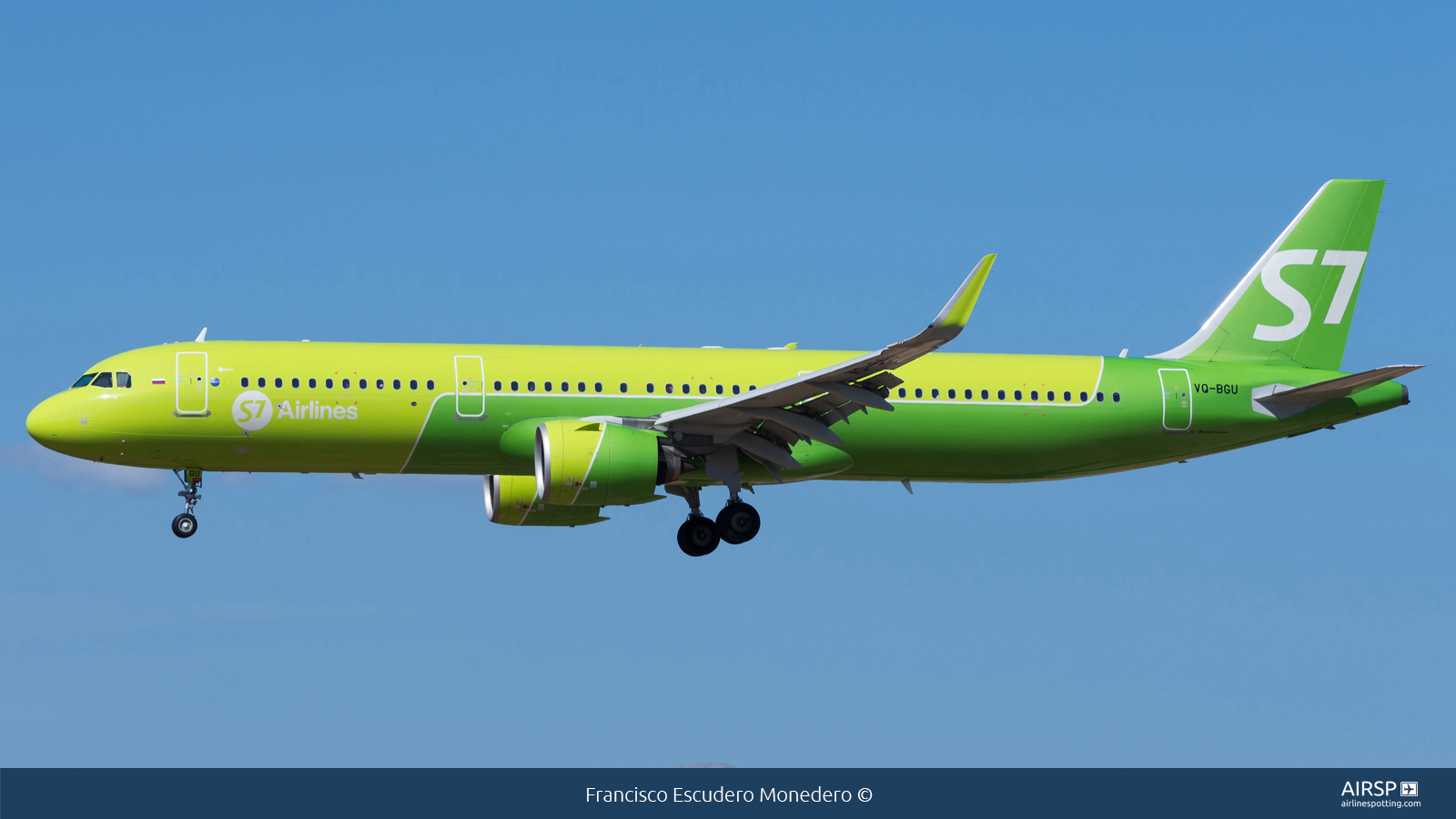 S7 Airlines  Airbus A321neo  VQ-BGU