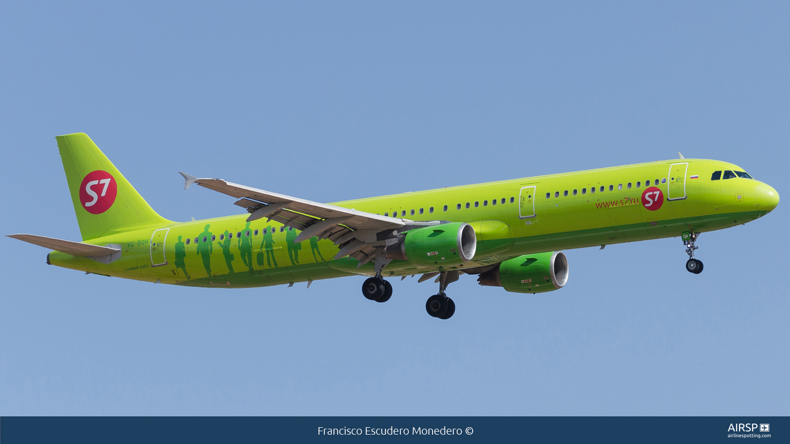 S7 Airlines  Airbus A321  VQ-BQH