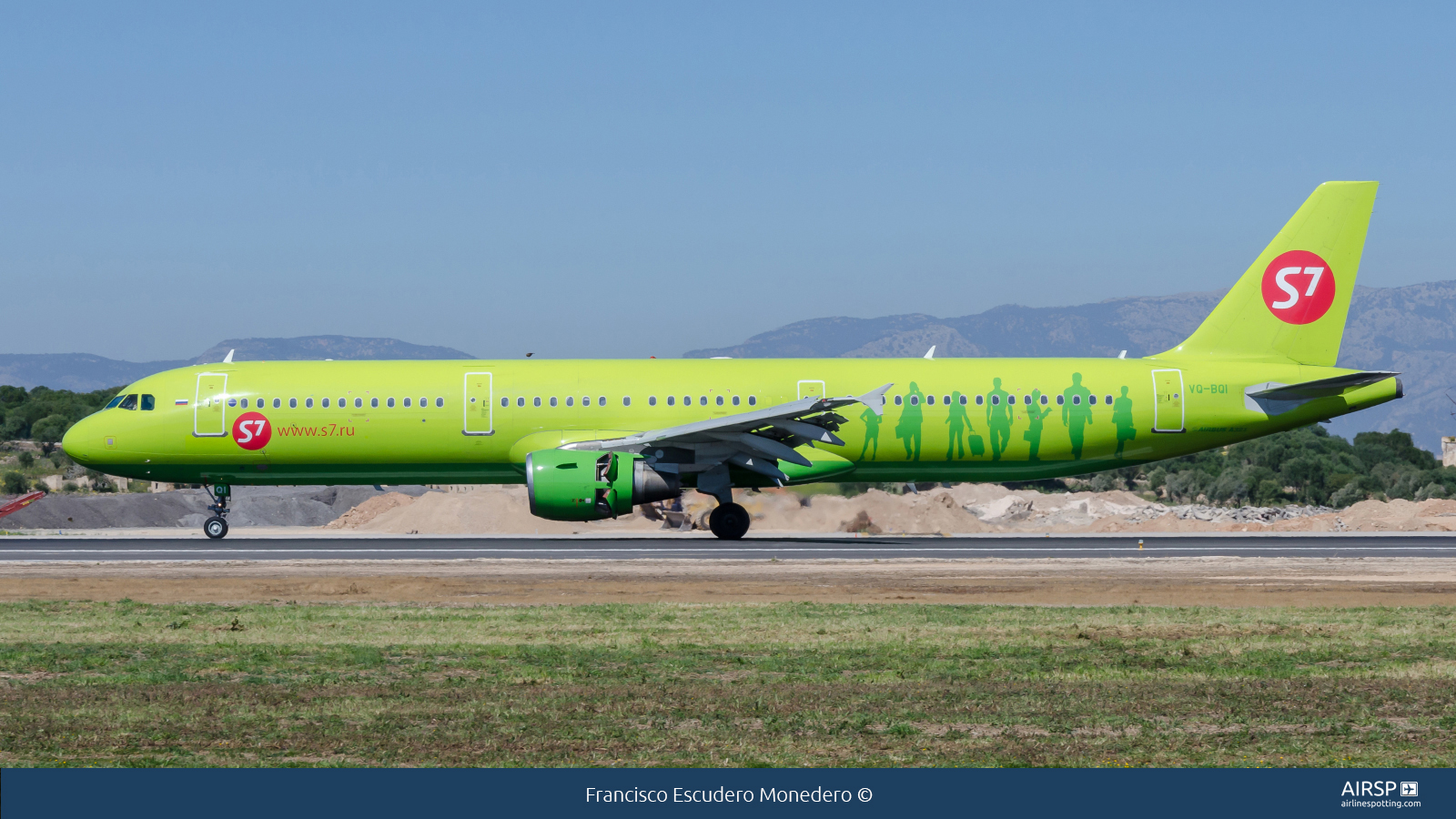 S7 Airlines  Airbus A321  VQ-BQI