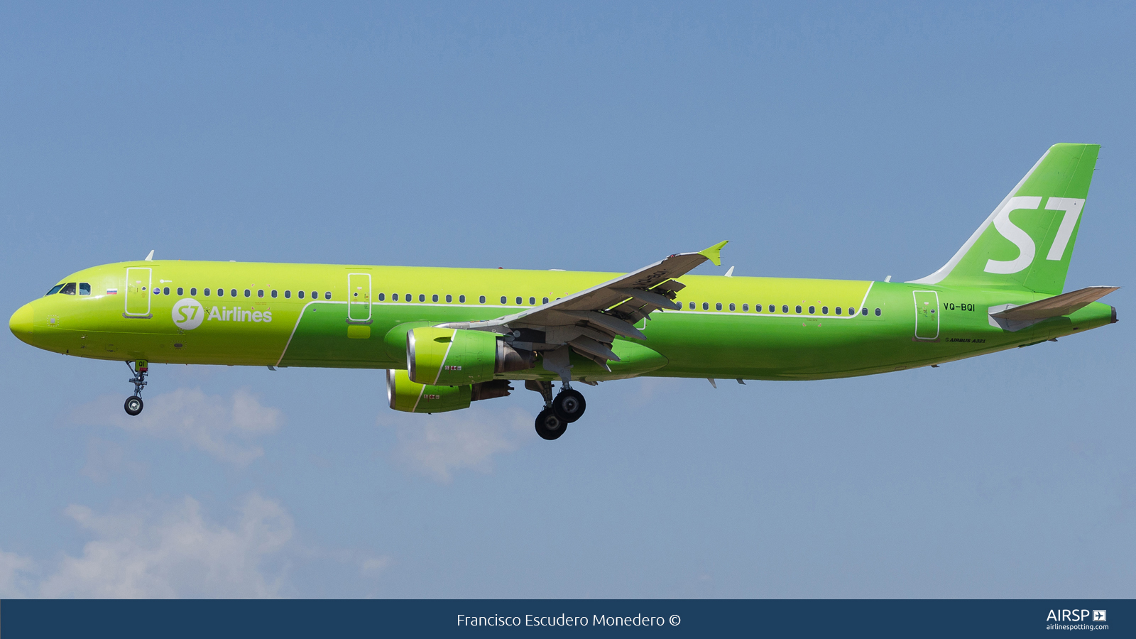 S7 Airlines  Airbus A321  VQ-BQI
