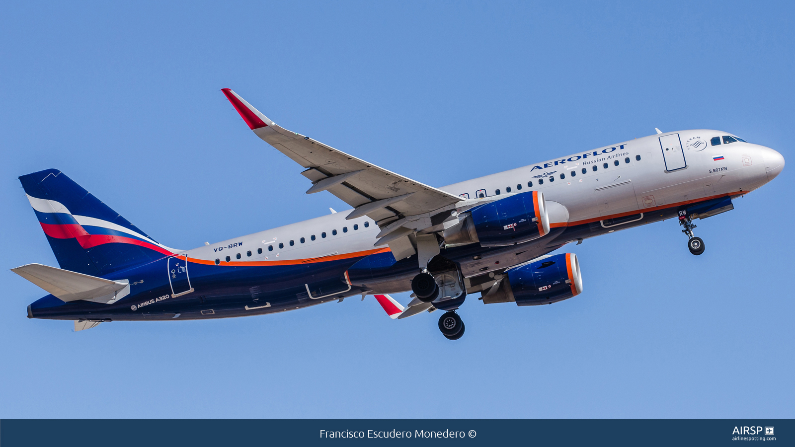 Aeroflot  Airbus A320  VQ-BRW