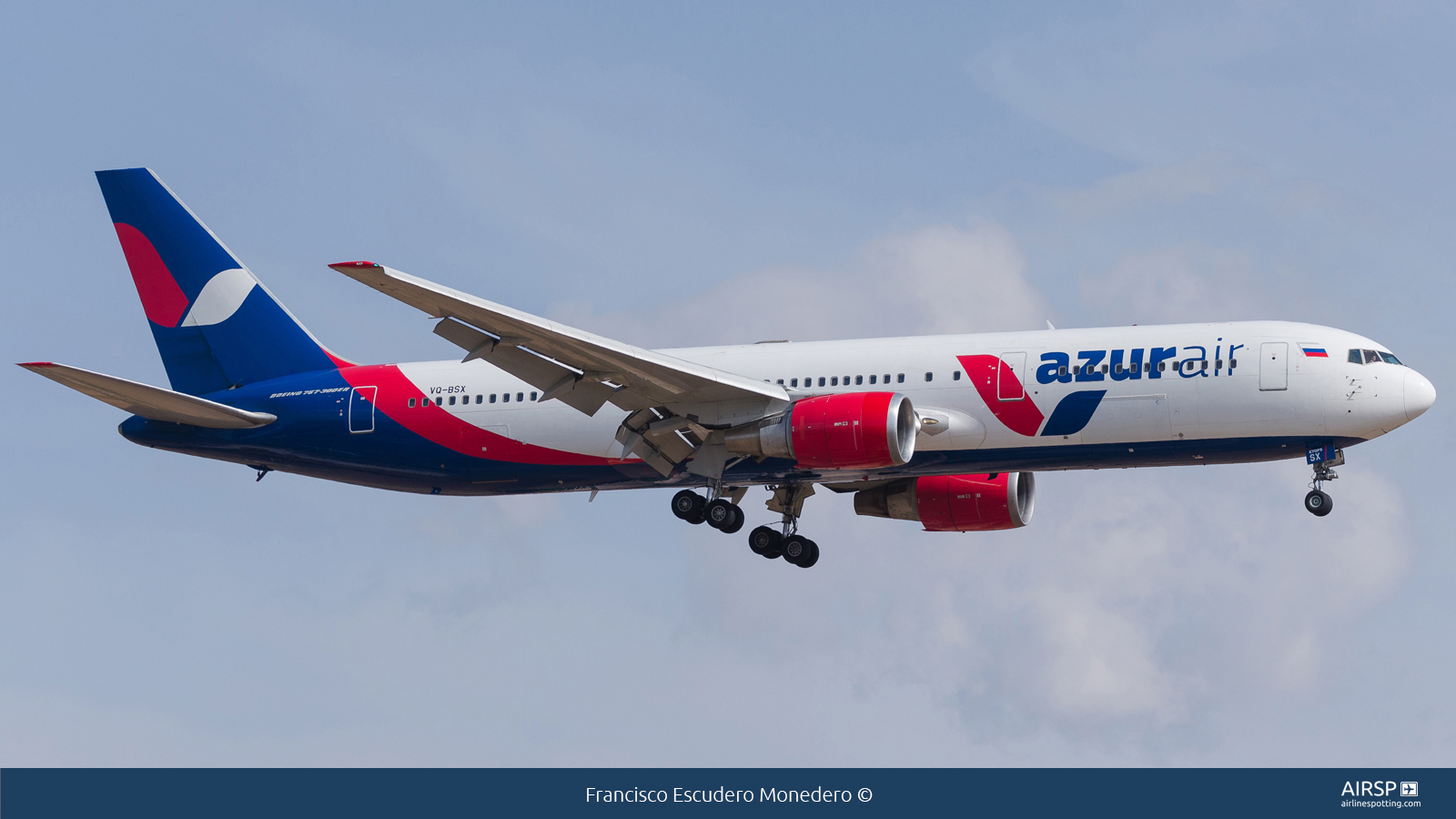 Azur Air  Boeing 767-300  VQ-BSX