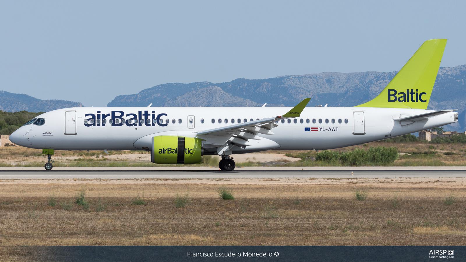Air Baltic  Airbus A220-300  YL-AAT Air Baltic  Airbus A220-300  YL-AAT