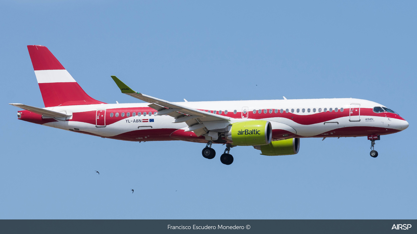 Air Baltic  Airbus A220-300  YL-ABN