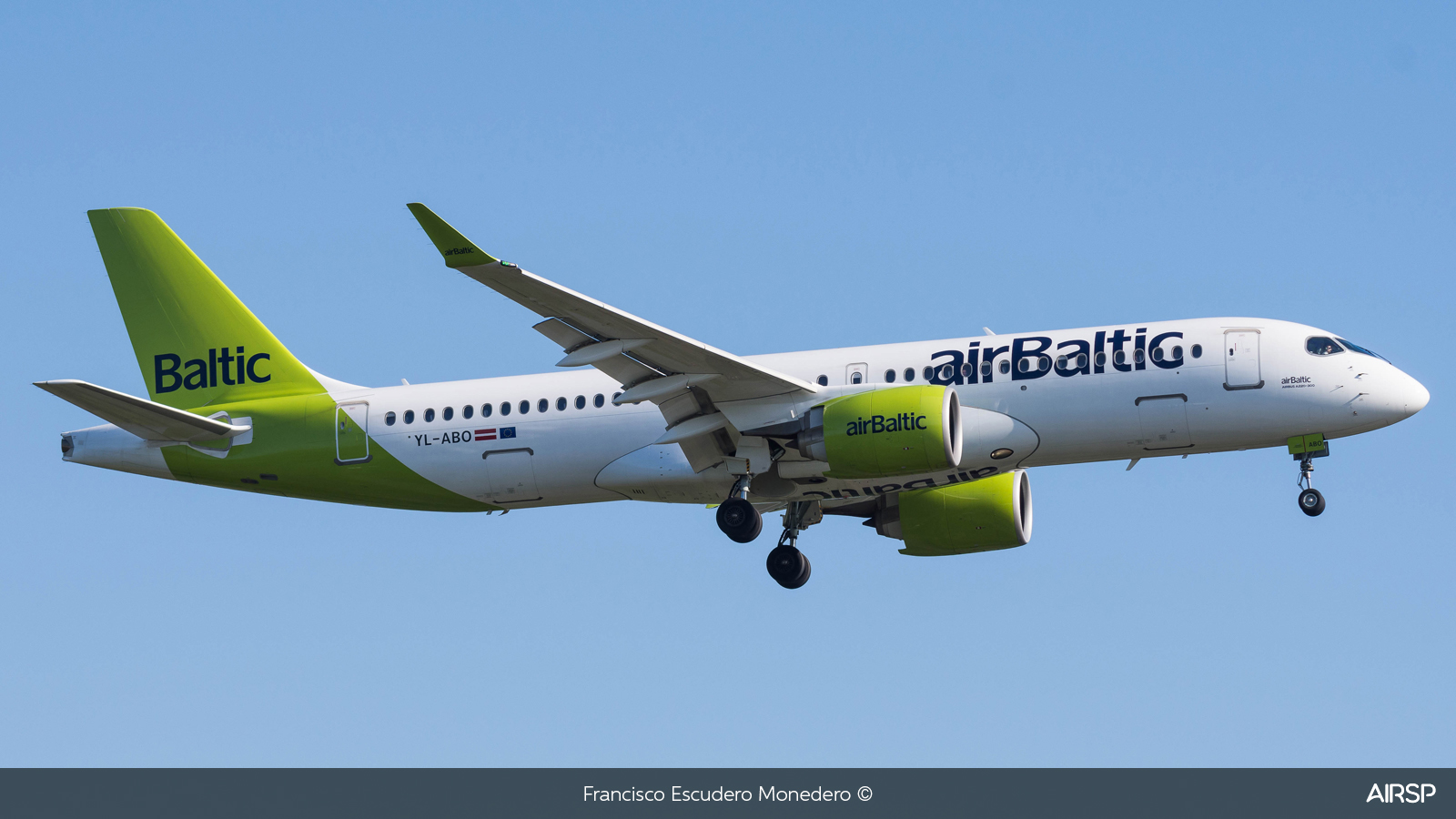 Air Baltic  Airbus A220-300  YL-ABO