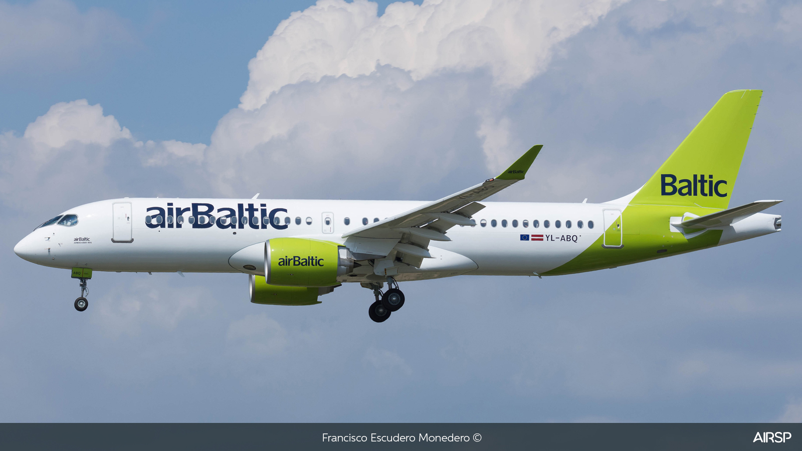 Air Baltic  Airbus A220-300  YL-ABQ