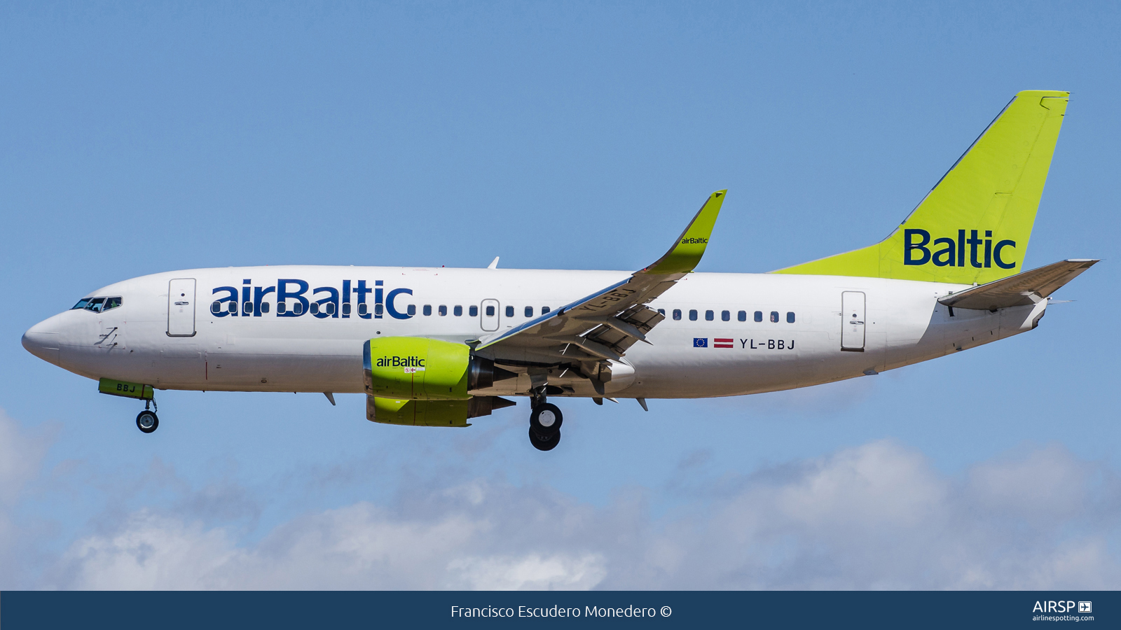 Air Baltic  Boeing 737-300  YL-BBJ