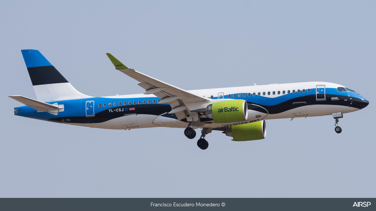 Air Baltic  Airbus A220-300  YL-CSJ