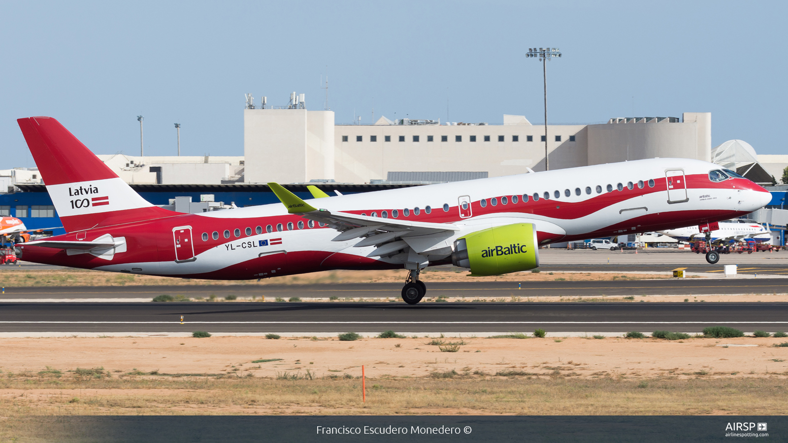 Air Baltic  Airbus A220-300  YL-CSL