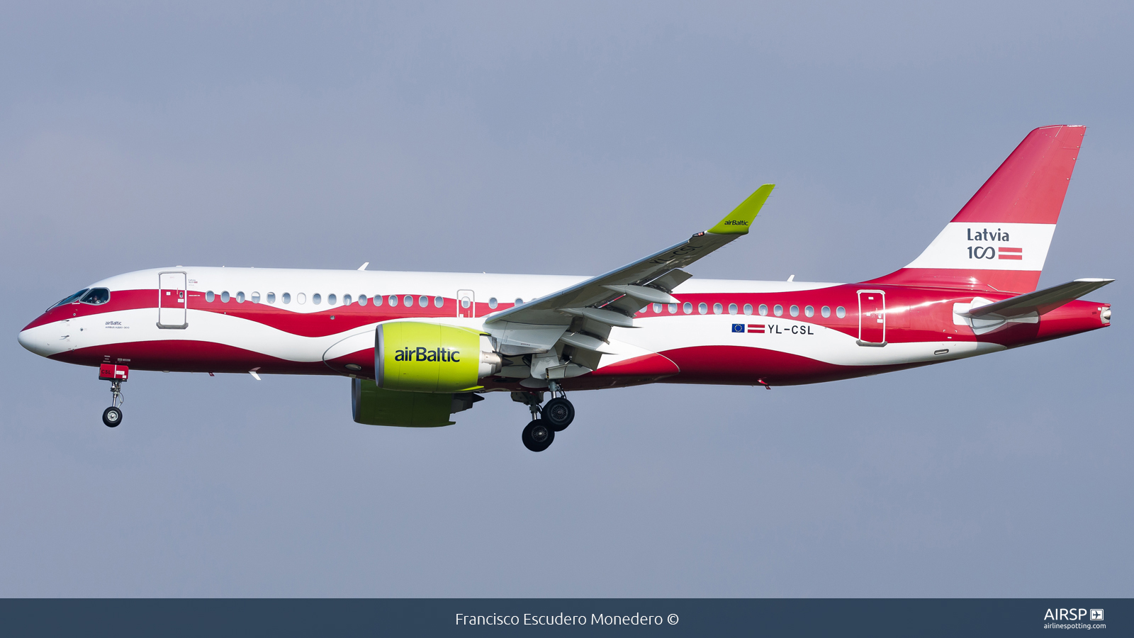 Air Baltic  Airbus A220-300  YL-CSL