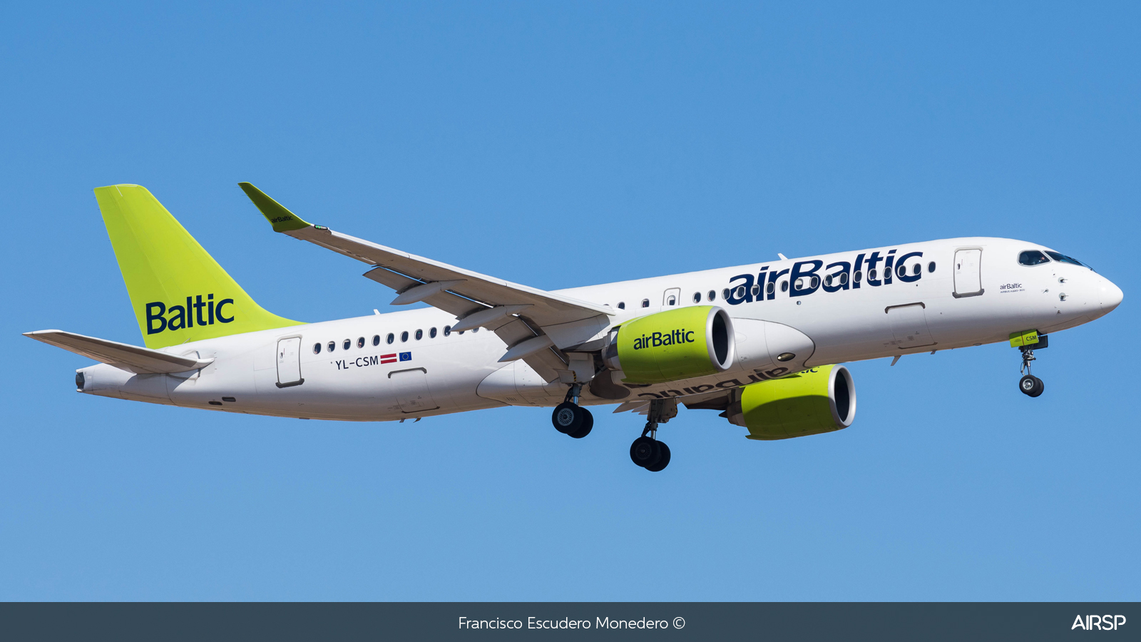 Air Baltic  Airbus A220-300  YL-CSM