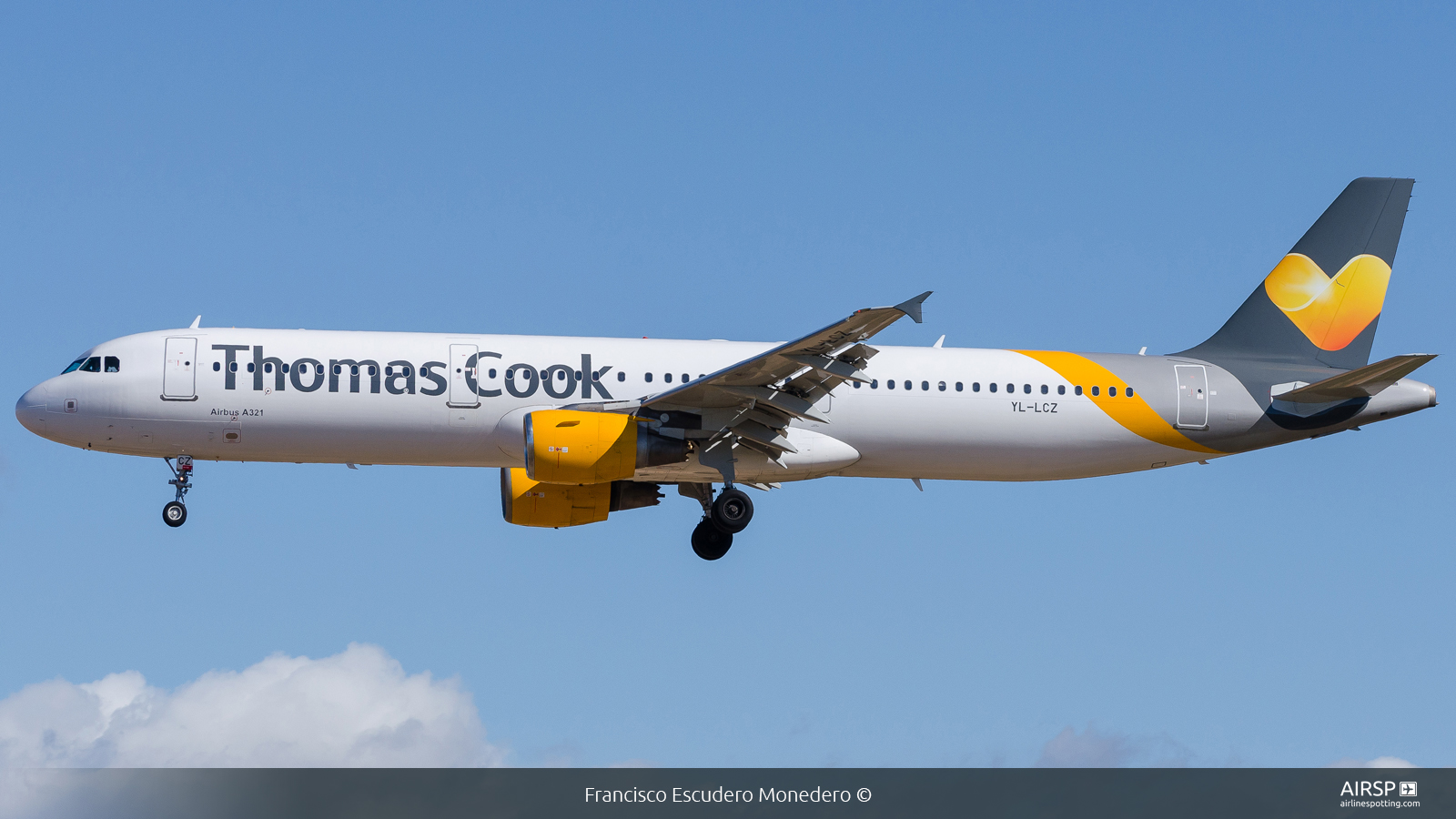 Thomas Cook Airlines  Airbus A321  YL-LCZ